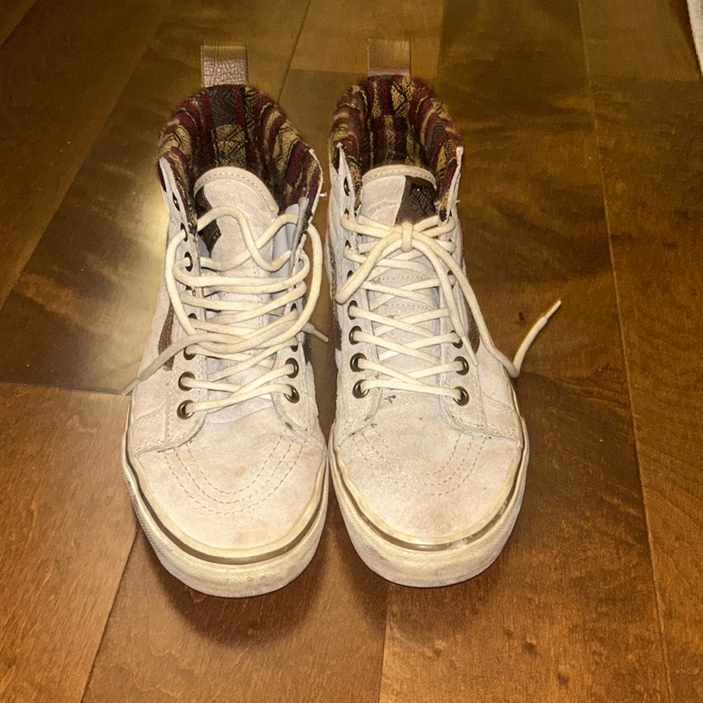 Old School Grey Vans High Tops